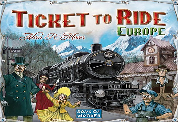 Какво се подрежда при настолната игра “Ticket to ride”