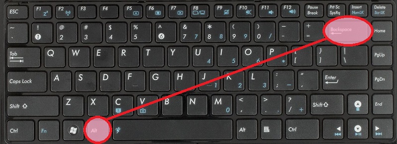 ALT + Backspace